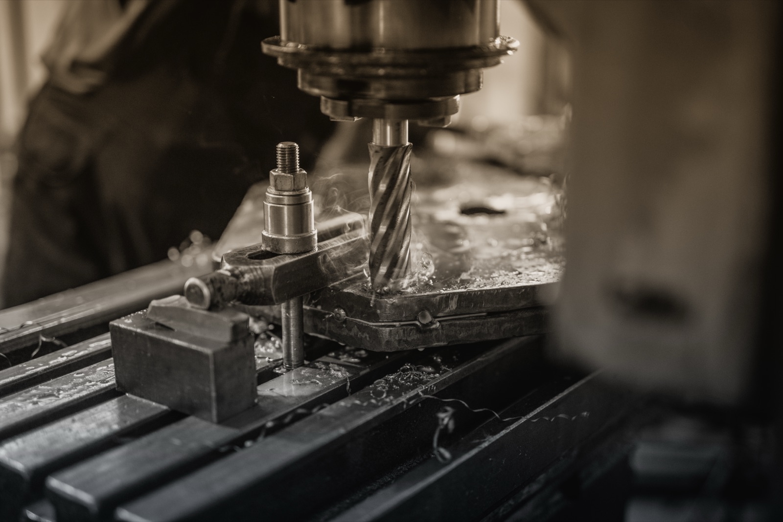 Industrial drilling machine