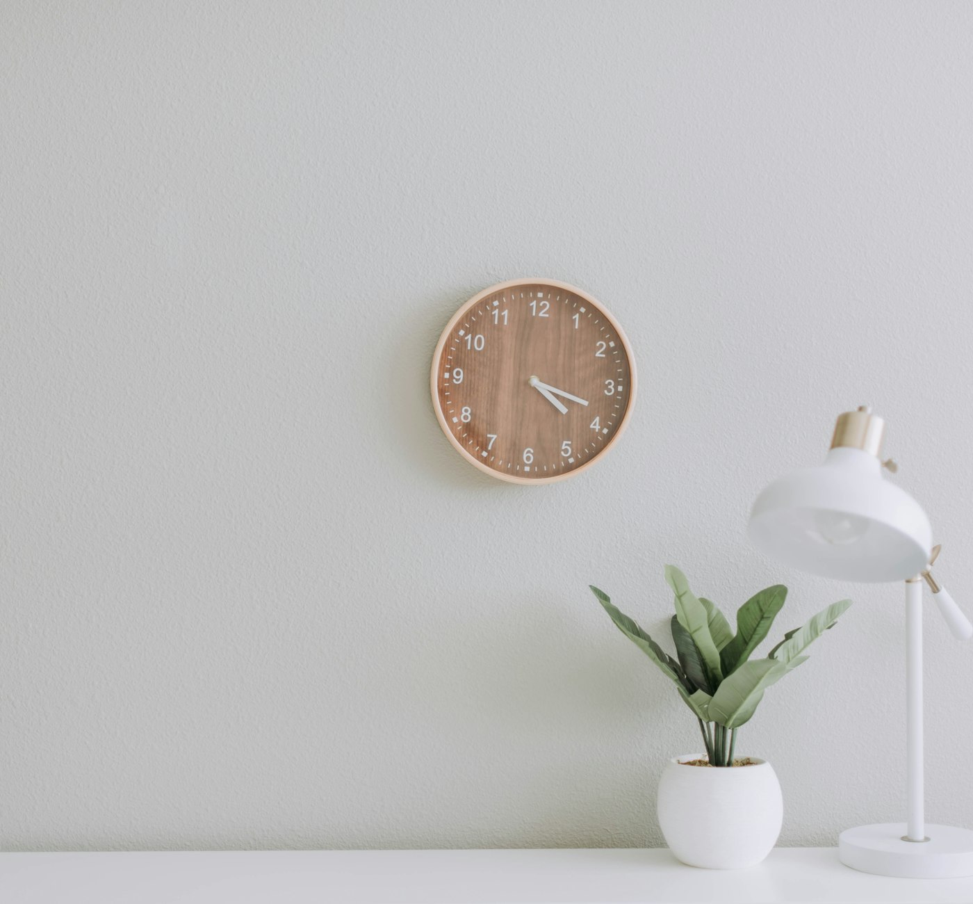 Calm minimal workspace