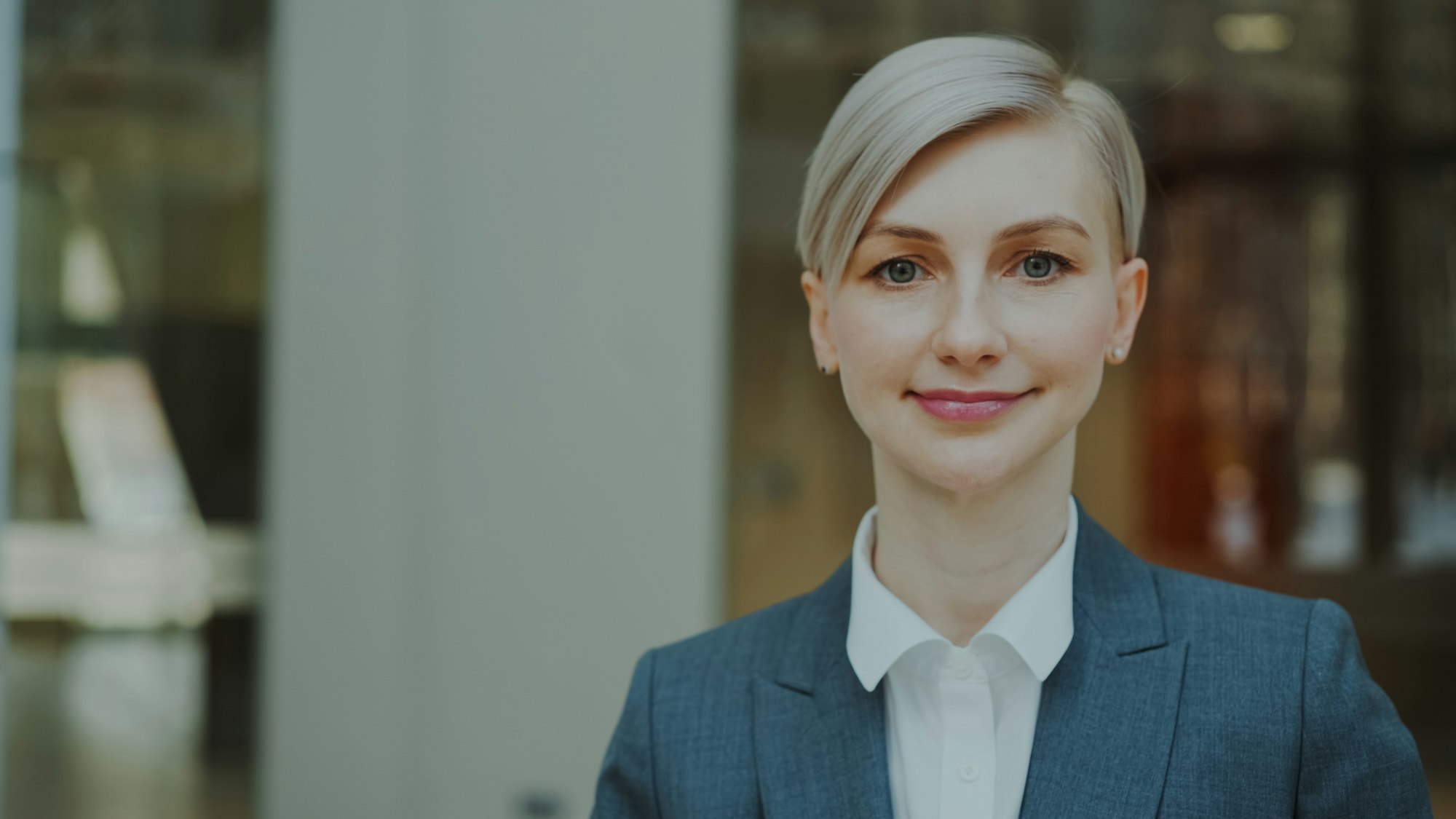 Senior executive in a modern office